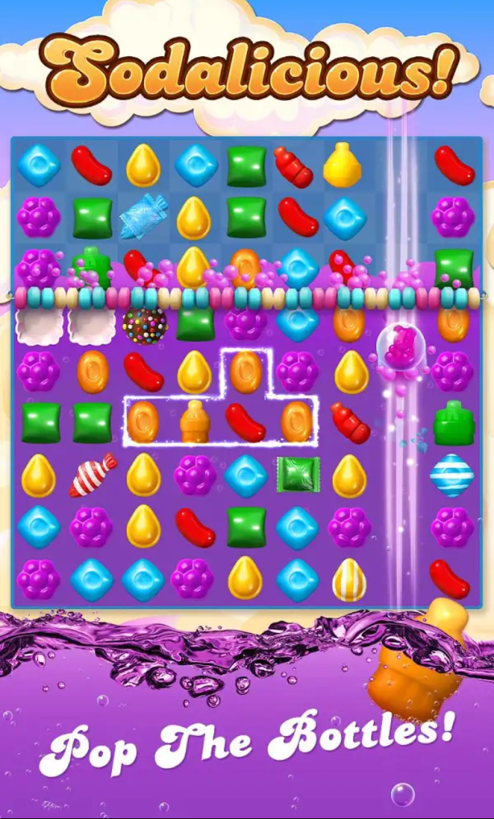 قصة لعبة candy crush soda