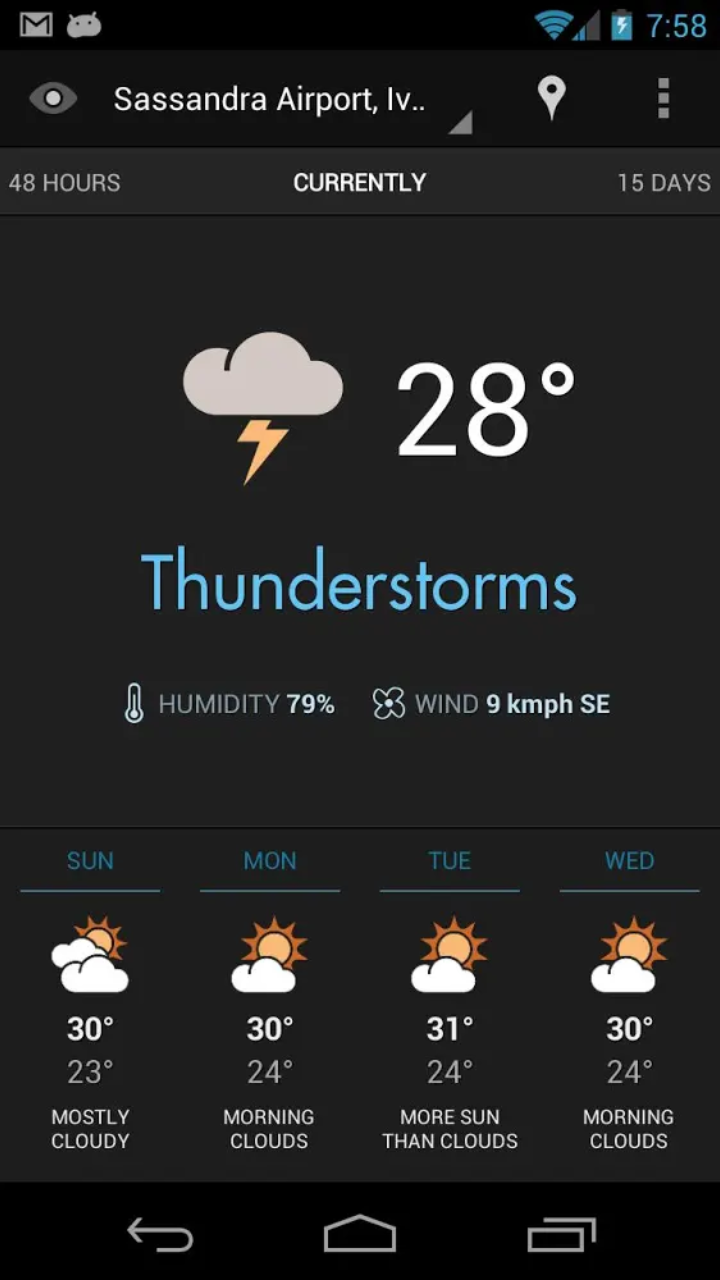 تحميل تطبيق eye tn sky weather