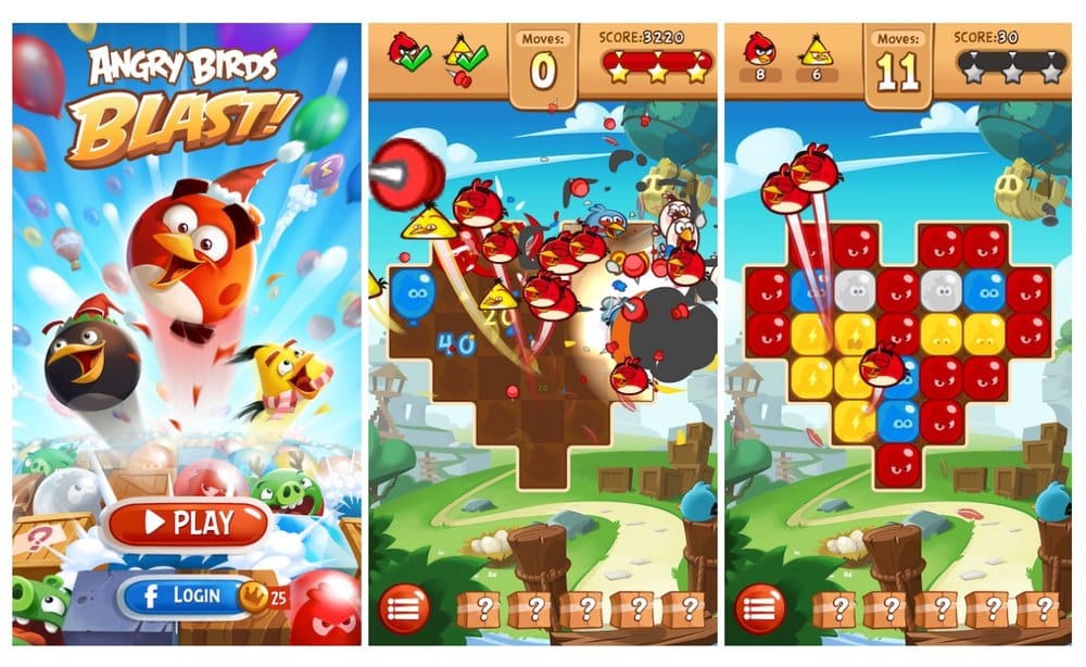 مميزات لعبة Angry Birds Blast