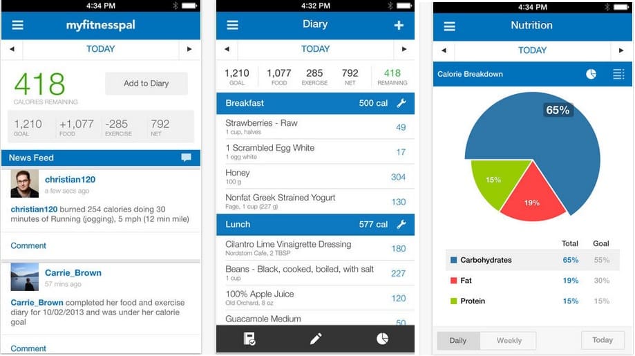 تحميل تطبيق MyFitnessPal 