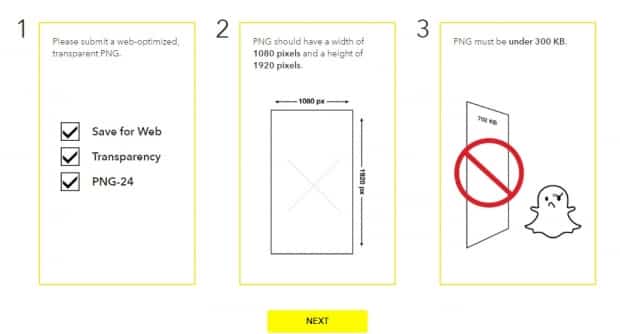 تصميم فلتر سناب شات