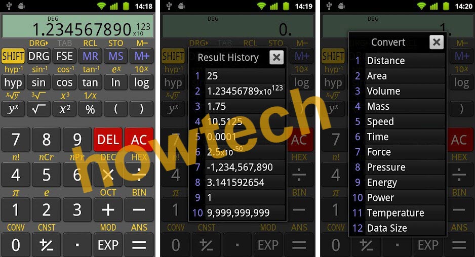 تحميل تطبيق RealCalc Scientific Calculator