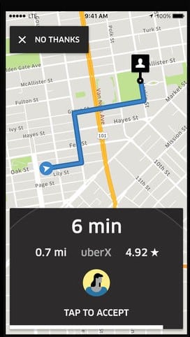 العمل مع اوبر