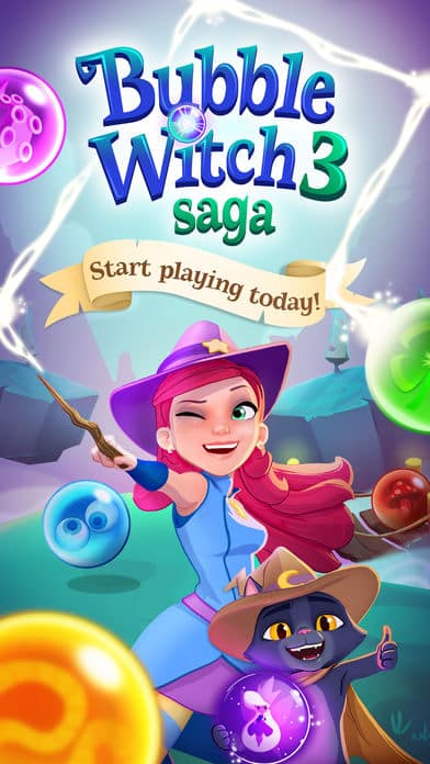 ابدا لعبة Bubble Witch Saga 3