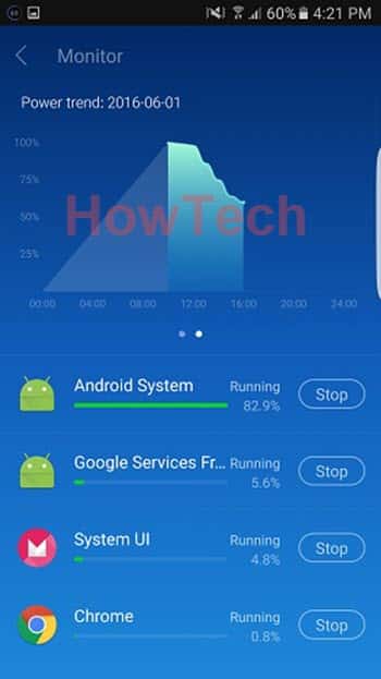 تحسين استهلاك البطارية عمل DU Battery Saver