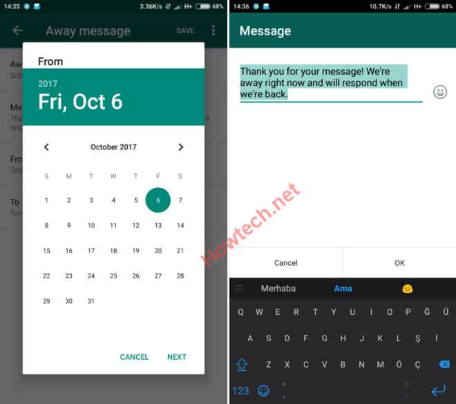 حساب تجاري في whatsapp business