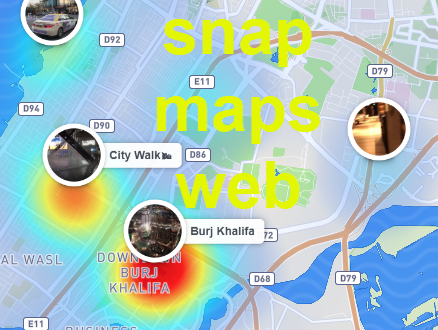 snap maps web سناب ماب من الويب