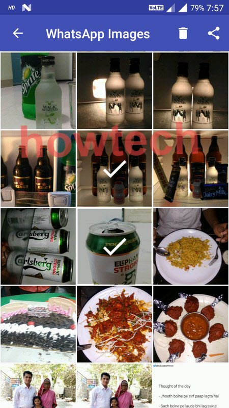 مسح صور و فيديوهات الواتس اب 