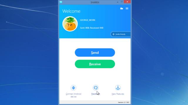 طريقة استخدام برنامج SHAREit