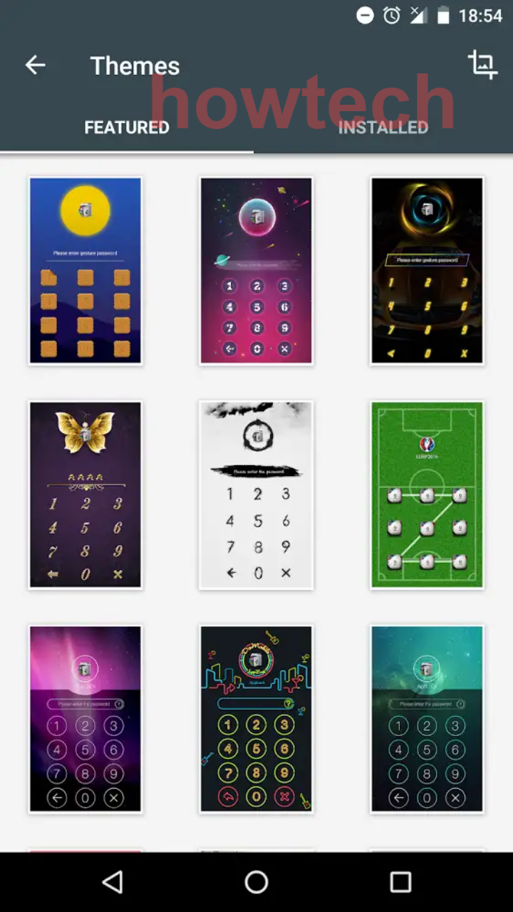 مميزات تطبيق القفل applock