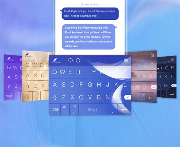 فلاش كبيورد Flash Keyboard 