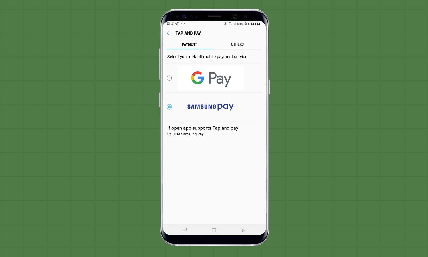 تفعيل خدمة خدمة Samsung Pay
