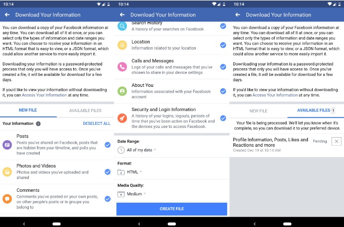 Facebook , حذف حساب فيسبوك