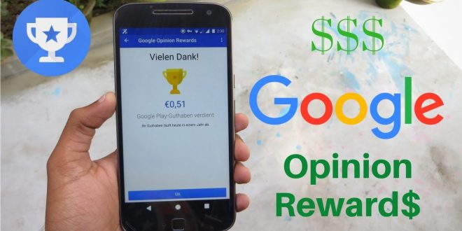 Google Opinion Rewards , جوجل بلاي , رصيد جوجل بلاي مجانا