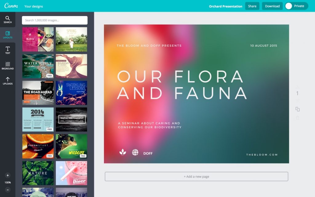 تطبيق Canva