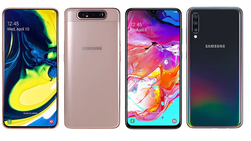 Galaxy A70 ، Galaxy A80