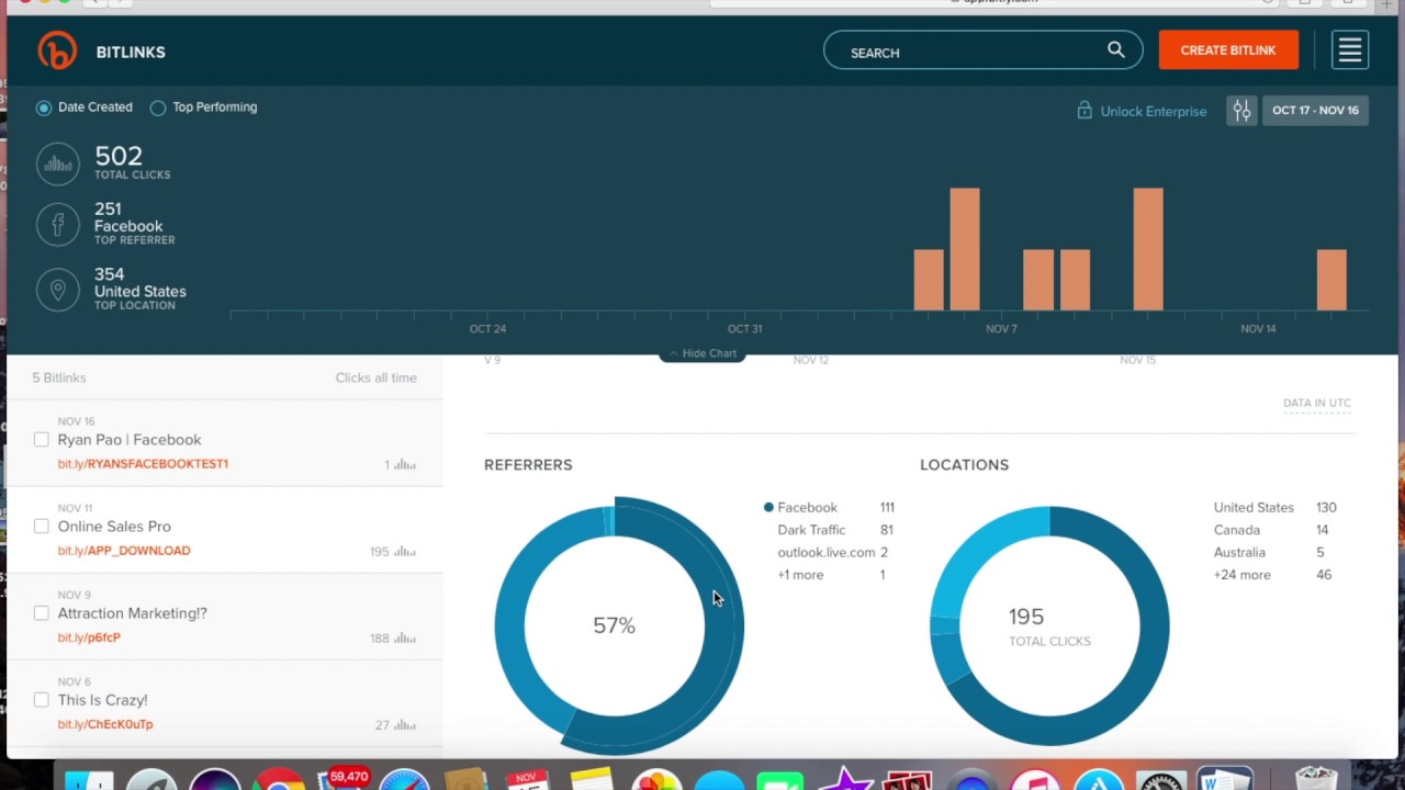 تطبيق Bitly